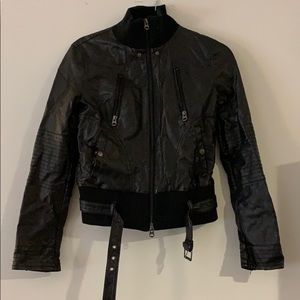 Armani exchange leather jacket